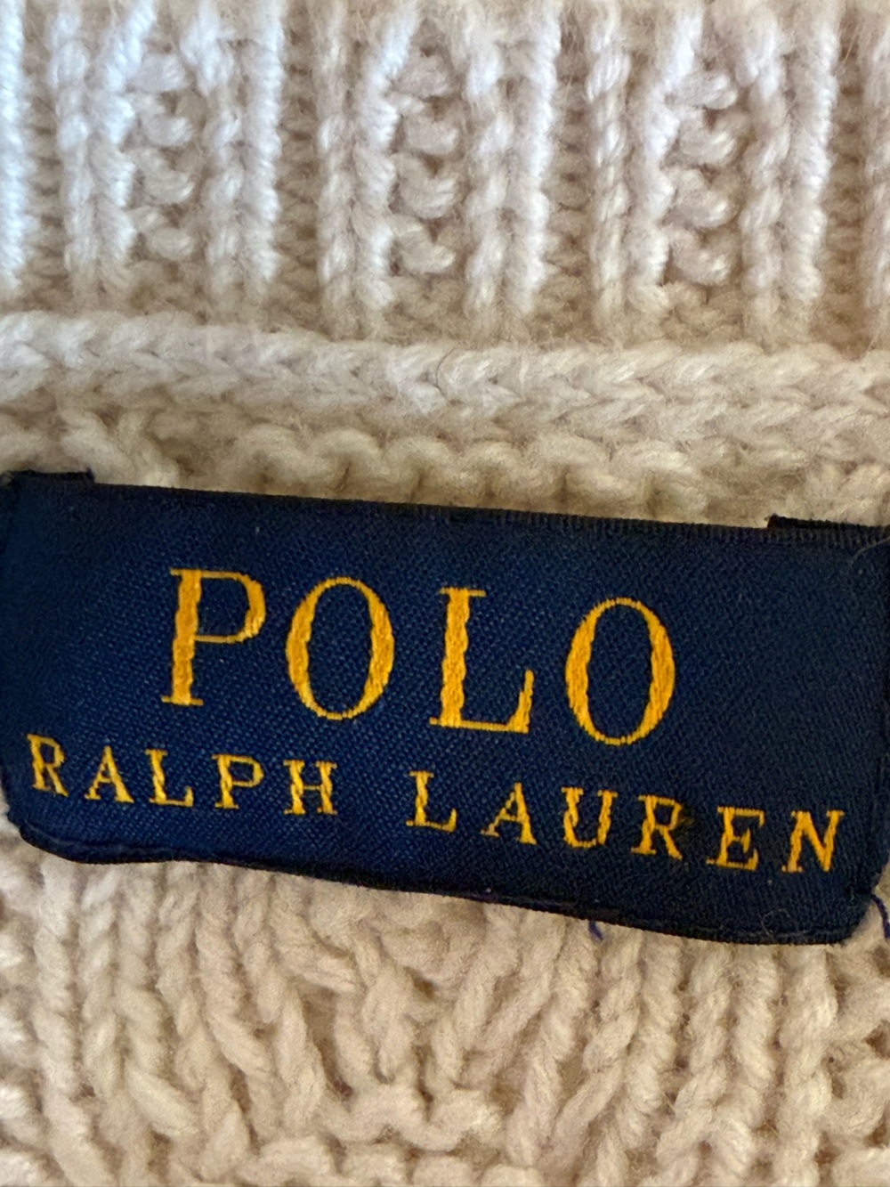 Polo Ralph Lauren Y2K Multicolor Striped Cable-Knit Pullover Sweater Small - Picture 14 of 14